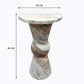 BERG SOLID MARBLE SIDE TABLE/LAMP TABLE/ACCENT TABLE - MyChocolateWood