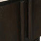 Birgit Solid Mango Hardwood 4-Door Marble Top Sideboard/Buffet