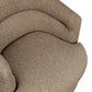 BRYNN BOUCLE SWIVEL ARMCHAIR COCOA - MyChocolateWood
