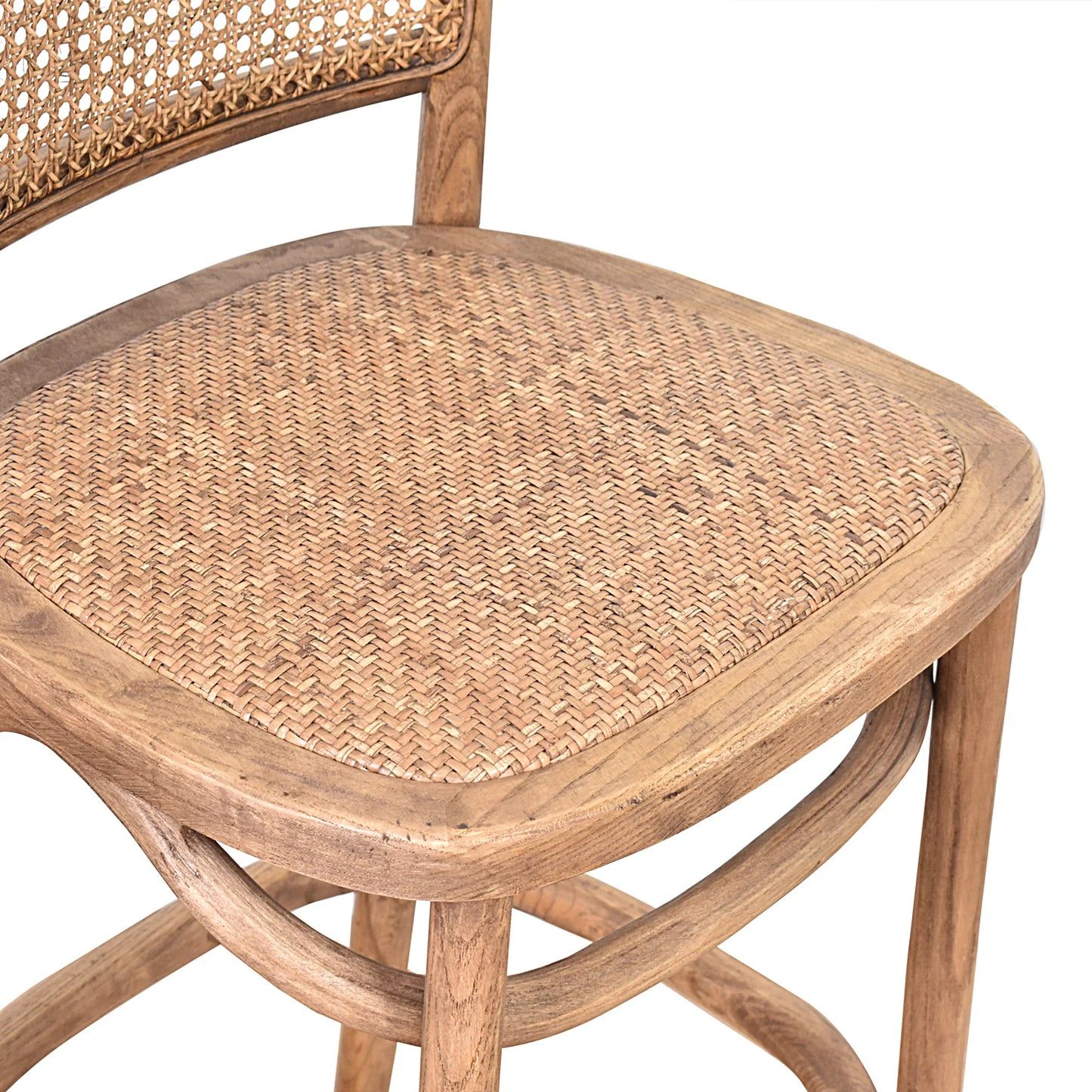 Dumas Solid Oak Bar Stool/Counter Stool 43x53x101 Natural