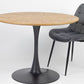 RENI VELVET FABRIC DINING CHAIR GREY - MyChocolateWood