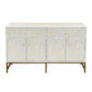 BEATRICE  MOTHER OF PEARL HAND INLAY 4-DOOR 2 DRAWER SIDEBOARD/BUFFET - MyChocolateWood