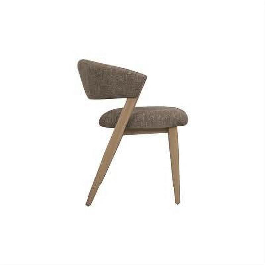 Leemor Fabric Dining Chair Taupe/Light Smoke Colour