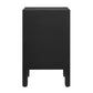 JAYLA PETITE BLACK 2-DRAWER BEDSIDE TABLE - MyChocolateWood