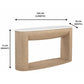 Bertrand Marble Top Console Table / Hall Table
