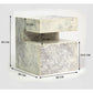 BALLARD SOLID MARBLE SIDE TABLE/LAMP TABLE/ACCENT TABLE - MyChocolateWood