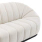 MADELEY 2.5-SEATER CHENILLE SOFA CREAM - MyChocolateWood