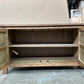 LENNON RUSTIC PROVINCIAL RECYCLED ELM TV UNIT PARQUETRY PATTERN 200 CM - MyChocolateWood