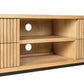 PEMBROKE OAK TIMBER 4-DRAWER TV UNIT ETU NATURAL 200CM - MyChocolateWood