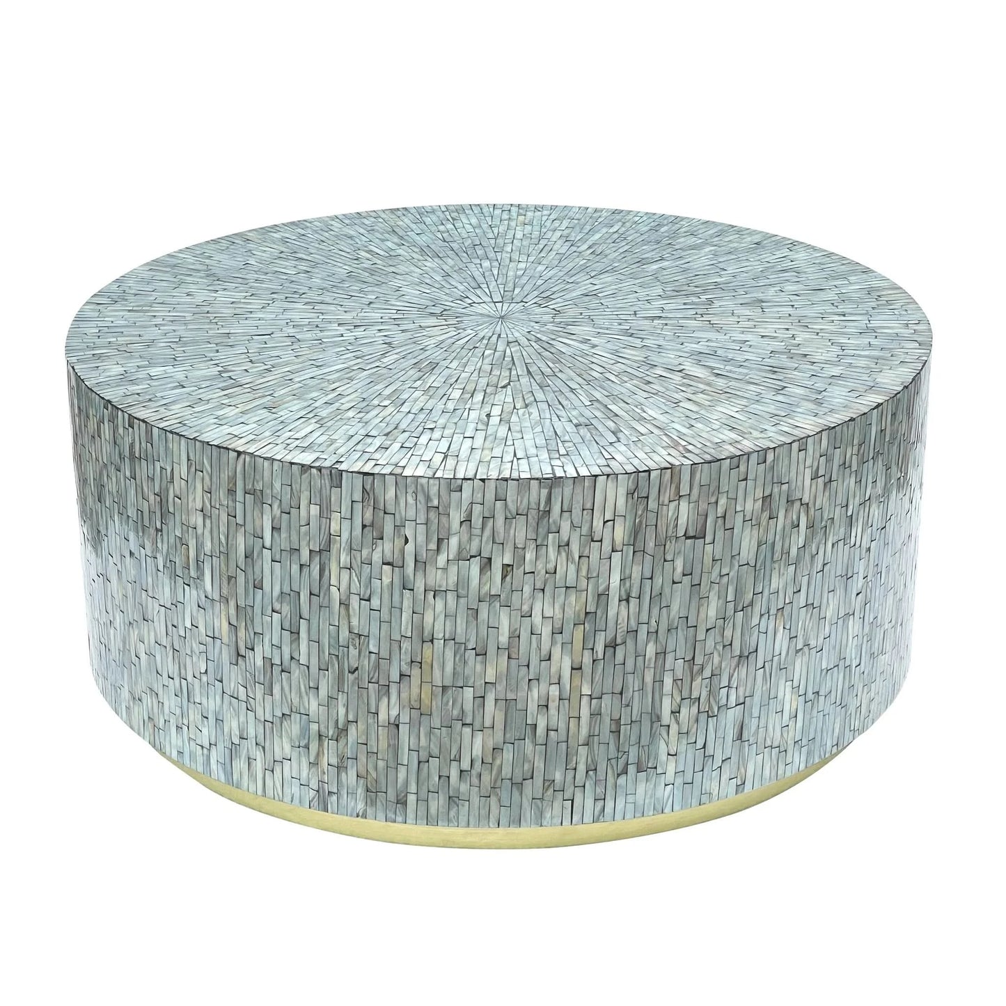 CARMINE MOTHER OF PEARL HAND MADE COFFEE TABLE - MyChocolateWood
