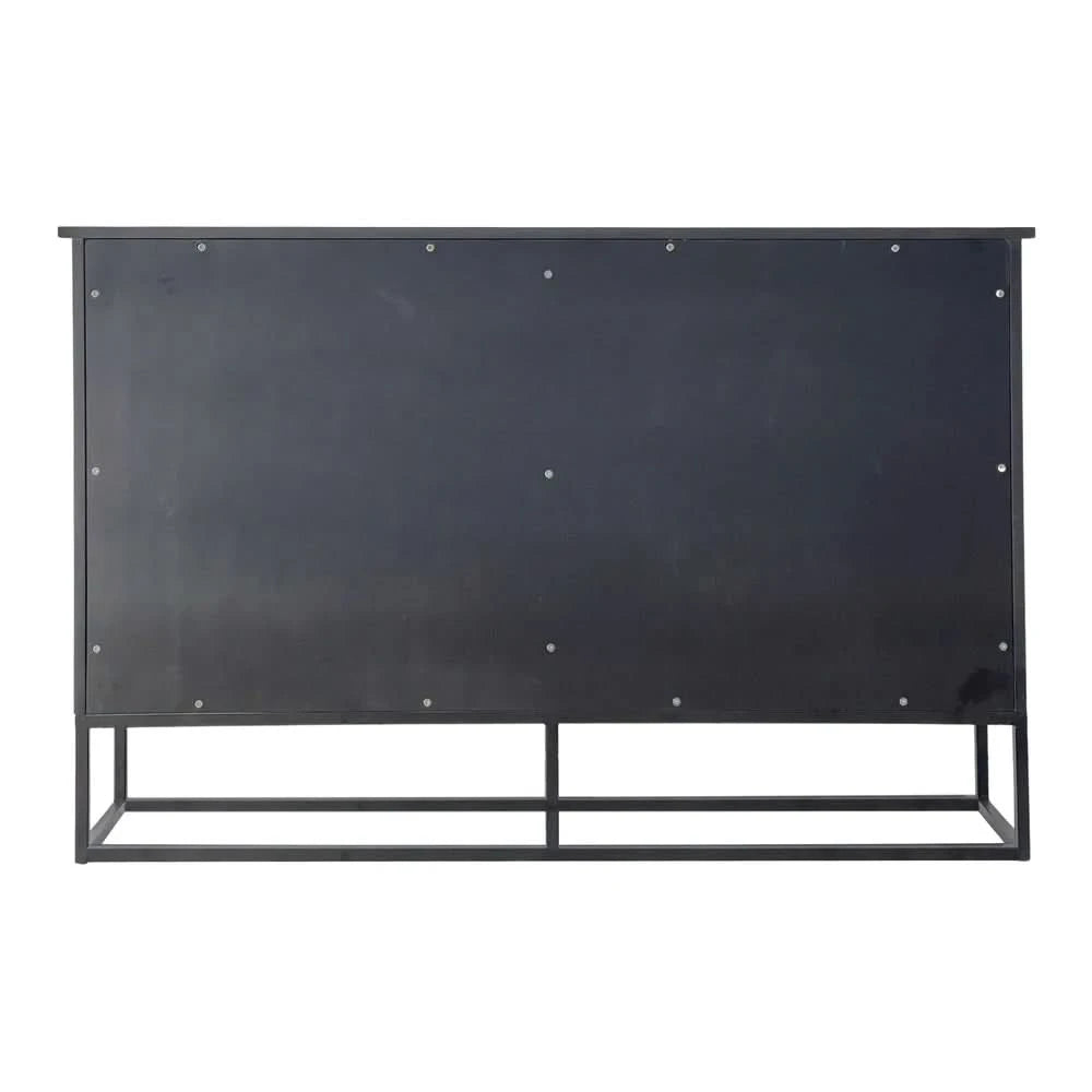 CYNTHIA  MOTHER OF PEARL HAND INLAY 4-DOOR SIDEBOARD/BUFFET - MyChocolateWood