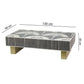 THE CRISANTH MOTHER OF PEARL HAND INLAY COFFEE TABLE - MyChocolateWood