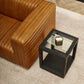 BUFFY 3-SEATER SOFA TOP GRAIN COW LEATHER  LIGHT BROWN - MyChocolateWood