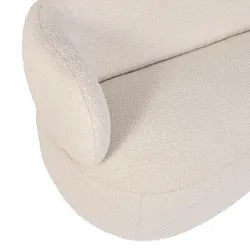 BEECHAM 3-SEATER BOUCLE SOFA IVORY - MyChocolateWood