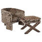 GRETCHEN LEOPARD CHENILLE ARMCHAIR - MyChocolateWood
