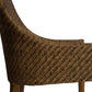 LAMAR RATTAN LOUNGE CHAIR ACCENT CHAIR/ ARMCHAIR MANGO TEAK COLOUR - MyChocolateWood