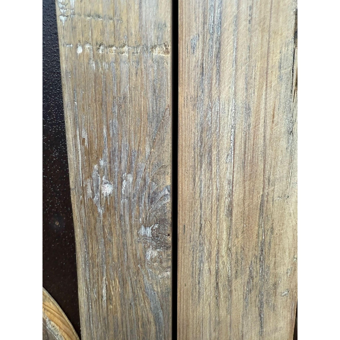 REINA GREYWASHED RECYCLED TIMBER/HERITAGE METAL 2-DOOR CABINET CUPBOARD - MyChocolateWood