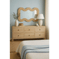JOELLE 6-DRAWER DRESSER/CHEST OF 6 DRAWERS DISTRESSED RUSTIC - MyChocolateWood