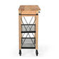MEDGAR  RECYCLED BUTLERS TROLLEY ON WHEELS - MyChocolateWood