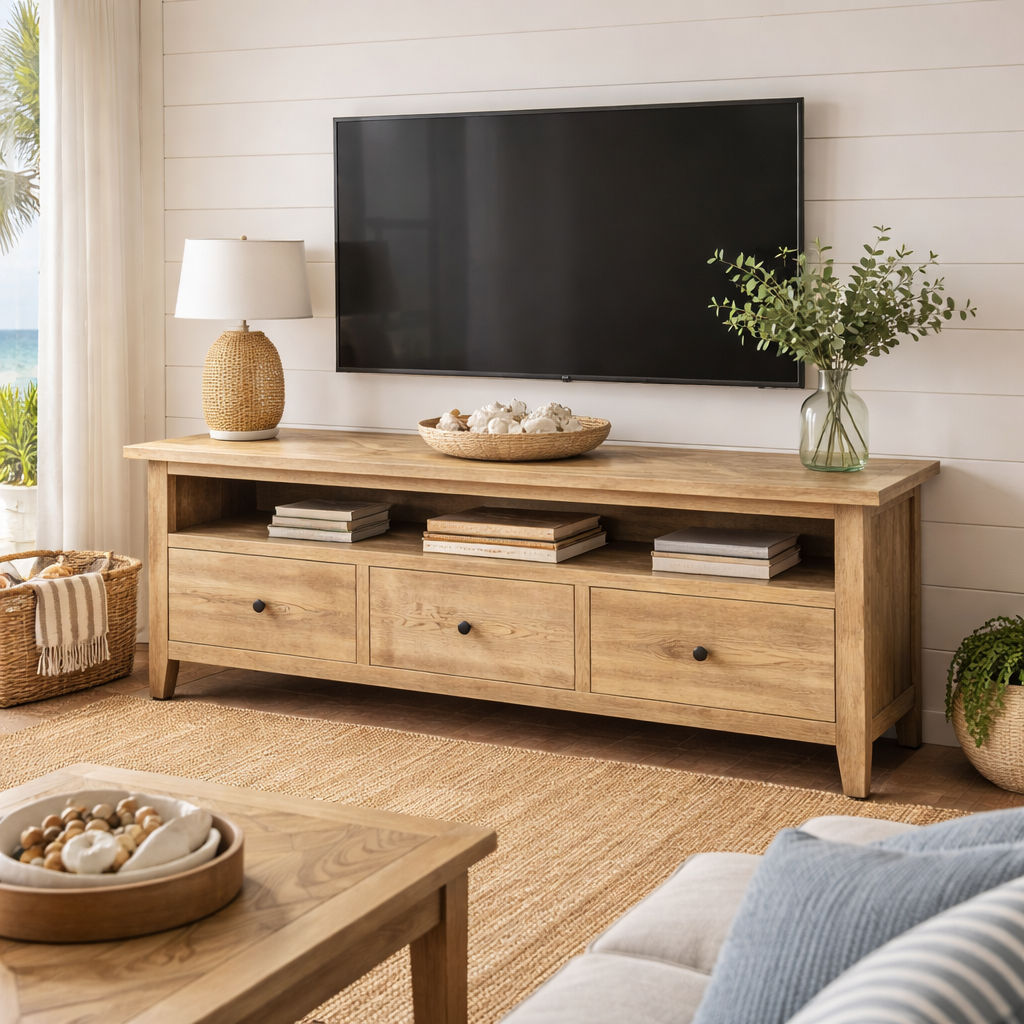 DUTCHY FRENCH PROVINCIAL STYLE TV UNIT ETU 3 DRAWERS WITH PARQUETRY PATTERN 180 CMS - MyChocolateWood