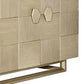 TALISA CONTEMPORARY 4-DOOR BUFFET/SIDEBOARD  ANTIQUE BRUSHED GOLD - MyChocolateWood
