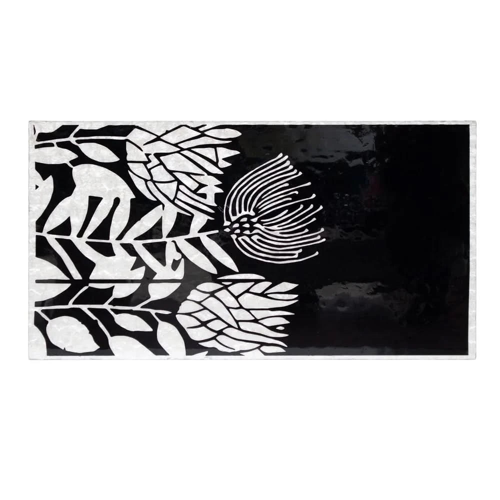 CYNTHIA PEARL VORTEX  MOTHER OF PEARL HAND INLAY COFFEE TABLE - MyChocolateWood