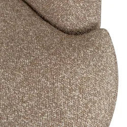 BRYNN BOUCLE SWIVEL ARMCHAIR COCOA - MyChocolateWood