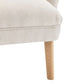 ELMORE CHENILLE FABRIC TUB CHAIR/OCCASIONAL CHAIR CREAM - MyChocolateWood