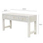 HEIDI MOTHER OF PEARL 3-DRAWER CONSOLE TABLE/HALL TABLE - MyChocolateWood