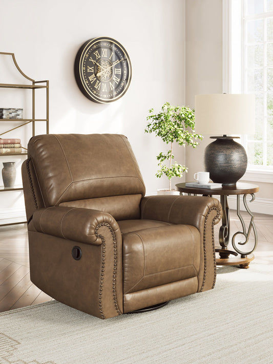 EMBER FAUX LEATHER 1 SEATER RECLINER ARMCHAIR/ROCKING CHAIR BROWN - MyChocolateWood