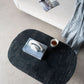BARDOT OVAL CEMENT COFFEE TABLE BLACK - MyChocolateWood