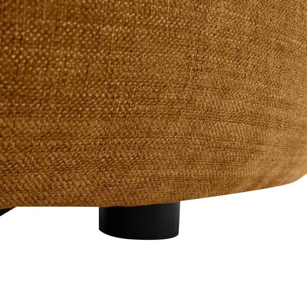 BEECHAM 3-SEATER CHENILLE SOFA BUTTERSCOTCH - MyChocolateWood