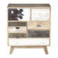 DAKARAI HAND MADE SOLID TIMBER COWHIDE 8 DRAWER CHEST OF DRAWERS/CABINET - MyChocolateWood