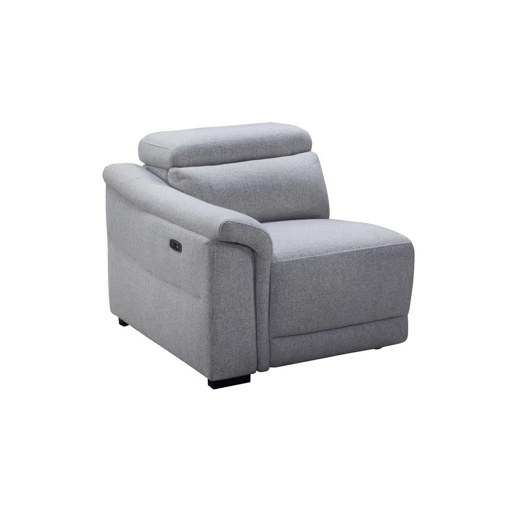 GALLERIA 4-SEATER HOME THEATRE SOFA - 4 ELECTRIC RECLINERS GREY - MyChocolateWood