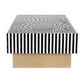 ENIGMA VORTEX NOIR MOTHER OF PEARL HAND INLAY COFFEE TABLE - MyChocolateWood