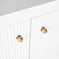 JAILA 4-DOOR CONTEMPORARY SIDEBOARD/BUFFET WHITE - MyChocolateWood