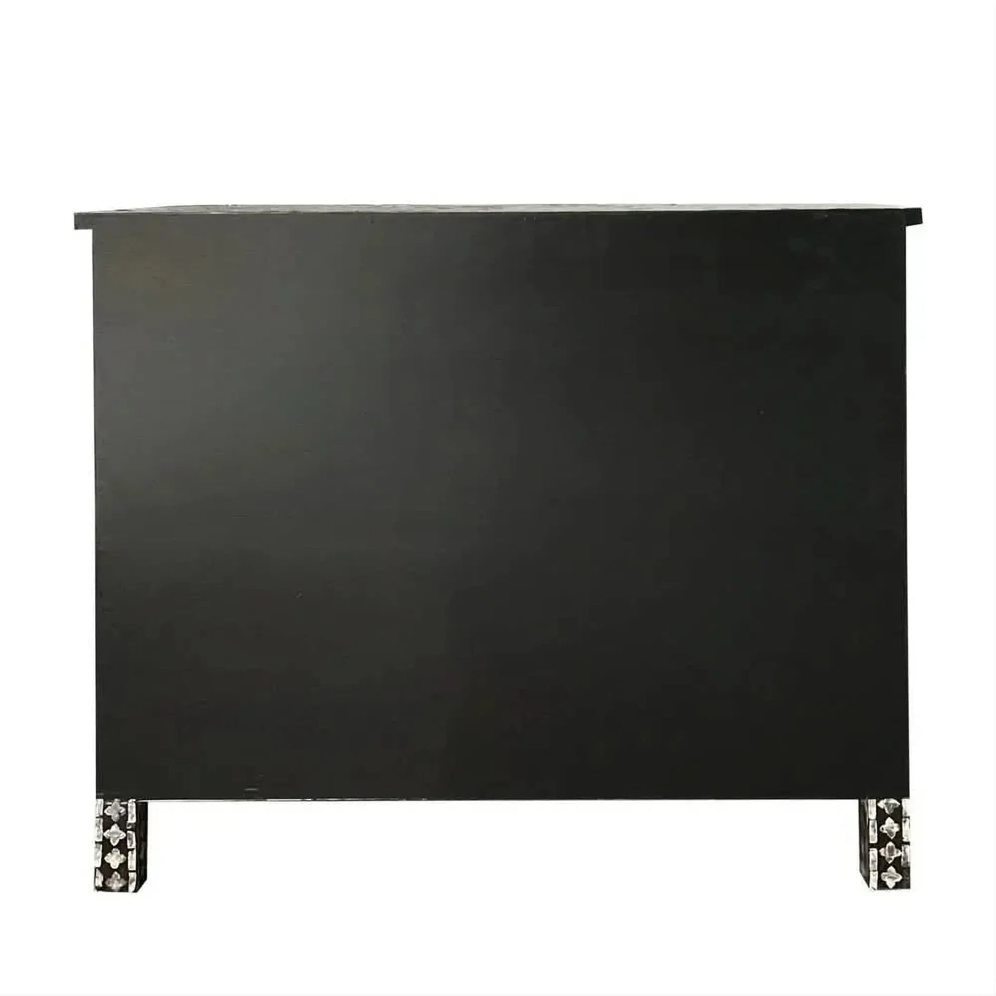 CHEVALIER MOTHER OF PEARL HAND MADE MONOCHROME CHEST OF 3 DRAWERS
