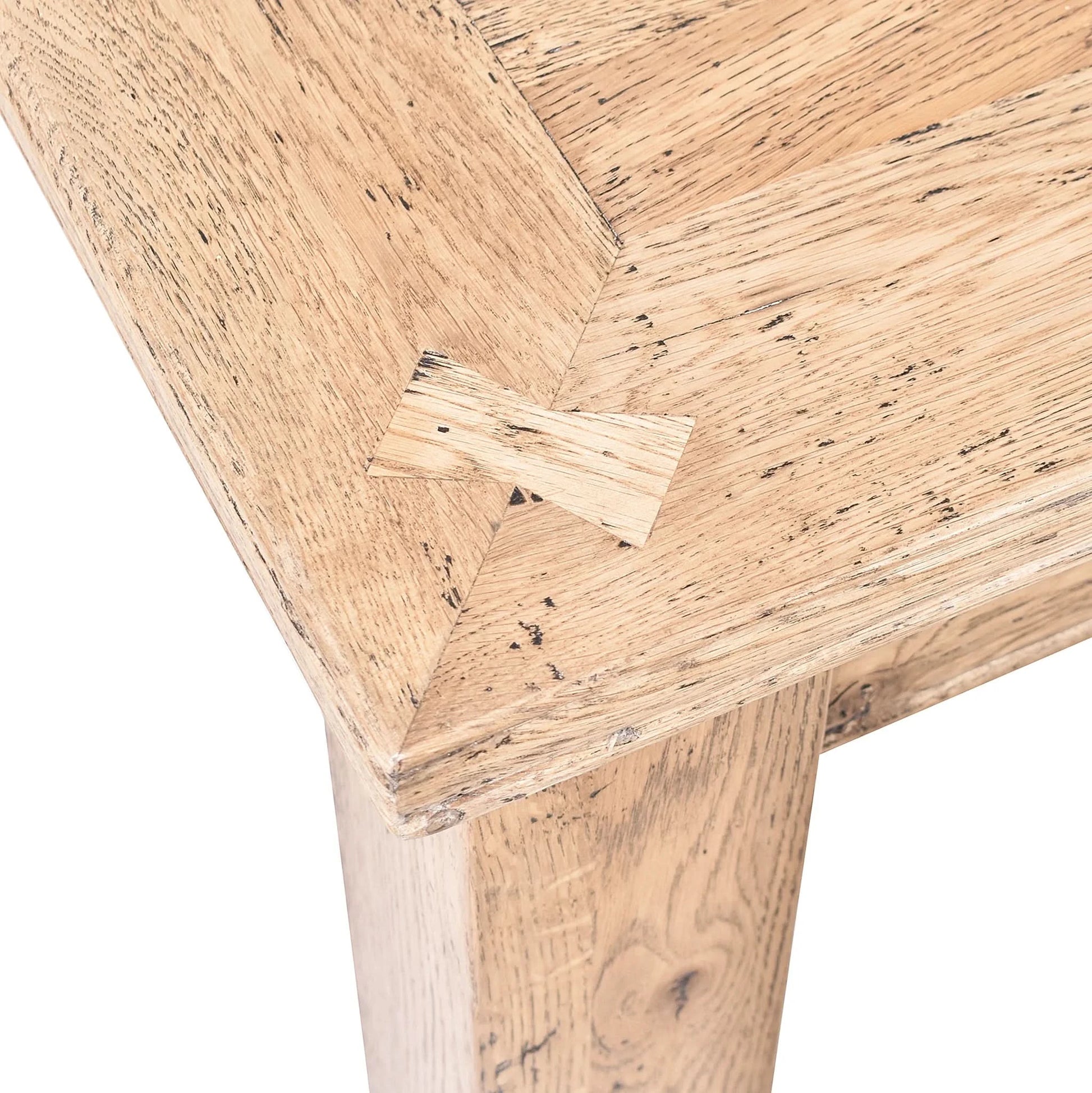 MAGGIO CURVED LEG OAK DOUBLE EXTENSION DINING TABLE W210/260/310 - MyChocolateWood