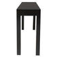 Tanaka Solid Mahogany Console Table with 2 Hidden Drawers in Chocolate angle