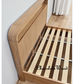 Denby Messmate Timber King Bed - Headboard Integrated LED Lighting Light Smoke