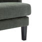 SILAS WINTER MOSS CHENILLE WING BACK ARMCHAIR/OCCASIONAL CHAIR - MyChocolateWood