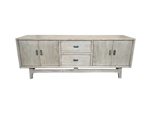 NEVANA RECYCLED ELM TIMBER TELEVISION UNIT 4 DOORS 2 DRAWERS NATURAL 160CM (Copy) - MyChocolateWood