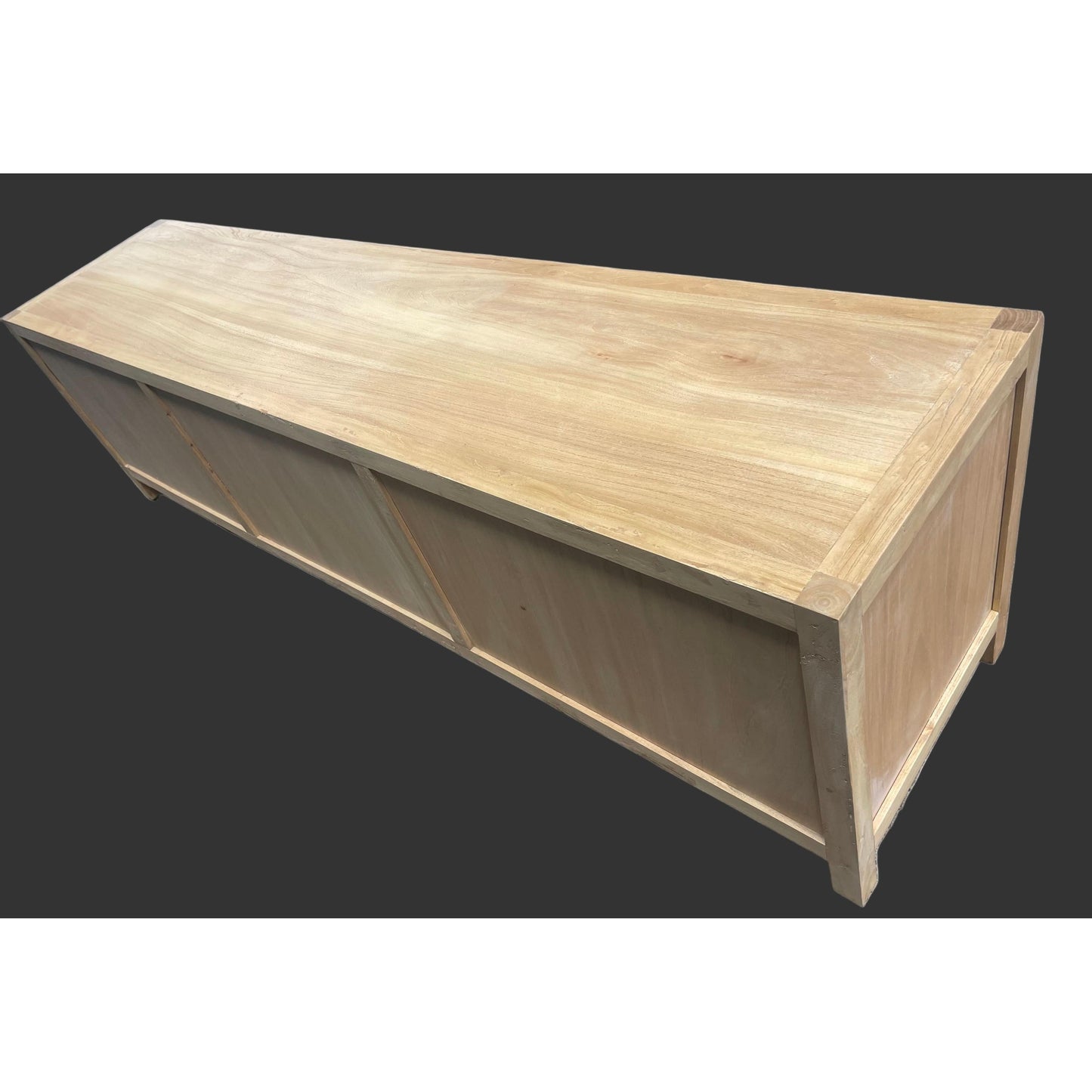 BORDEAUX SOLID ELM WOOD TV UNIT 200CM - MyChocolateWood