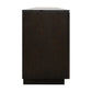 HAMPSHIRE TRAVERTINE/SMOKED OAK 4-DOOR BUFFET/SIDEBOARD - - MyChocolateWood