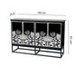 CYNTHIA  MOTHER OF PEARL HAND INLAY 4-DOOR SIDEBOARD/BUFFET - MyChocolateWood