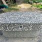 GAYNOR  FLORAL MOTHER OF PEARL COFFEE TABLE - MyChocolateWood