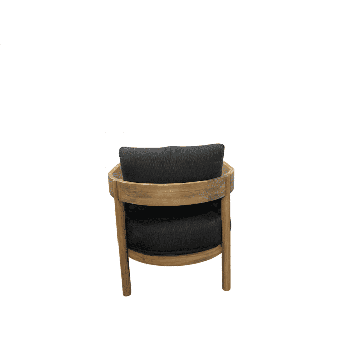 HEPBURN 4 PIECE ACACIA WOOD OUTDOORS LOUNGE SETTING FINISH LIGHT TEAK/DARK ANTHRACITE - MyChocolateWood