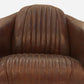 PINTO VINTAGE  LEATHER ARMCHAIR TOP GRAIN COW HIDE - MyChocolateWood