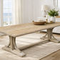 PROVENZ RECYCLED ELM RUSTIC DINING TABLE 200CM - MyChocolateWood