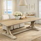 PROVENZ RECYCLED ELM RUSTIC DINING TABLE 200CM - MyChocolateWood